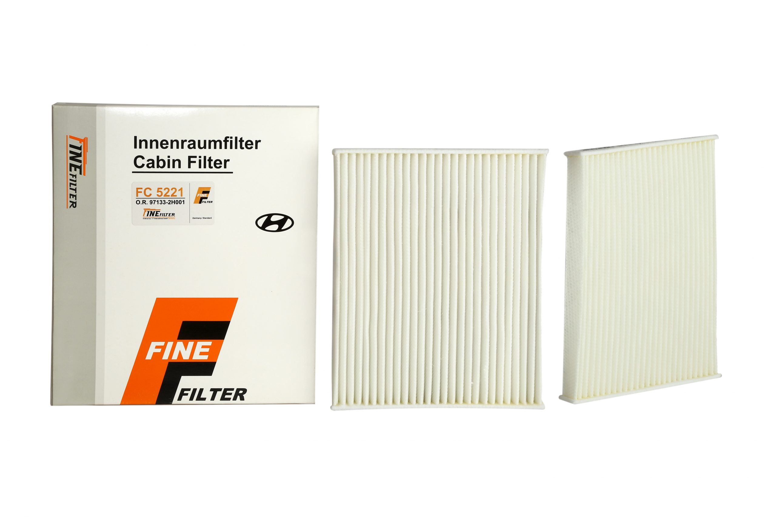 فیلتر کابین هیوندایی النترا-سراتو وارداتی(توری دار) FC 5221 فاین فیلتر | یدک فیلتر