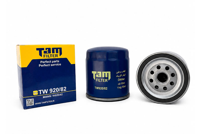 فیلتر روغن نیسان دیزل ۲۸۰۰ کامیونت جک تام فیلتر مدل TW-920/82 | یدک فیلتر