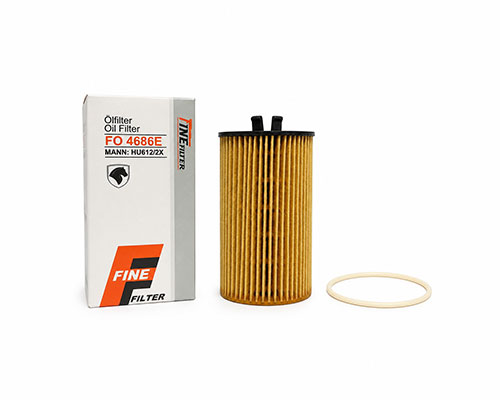 فیلتر روغن سمند ملی و Ef7اکو (دو سر پلی آمید) فاین فیلتر مدل FO 4686E | یدک فیلتر